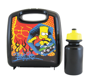 the simpsons Lunch Box and Sports Bottle