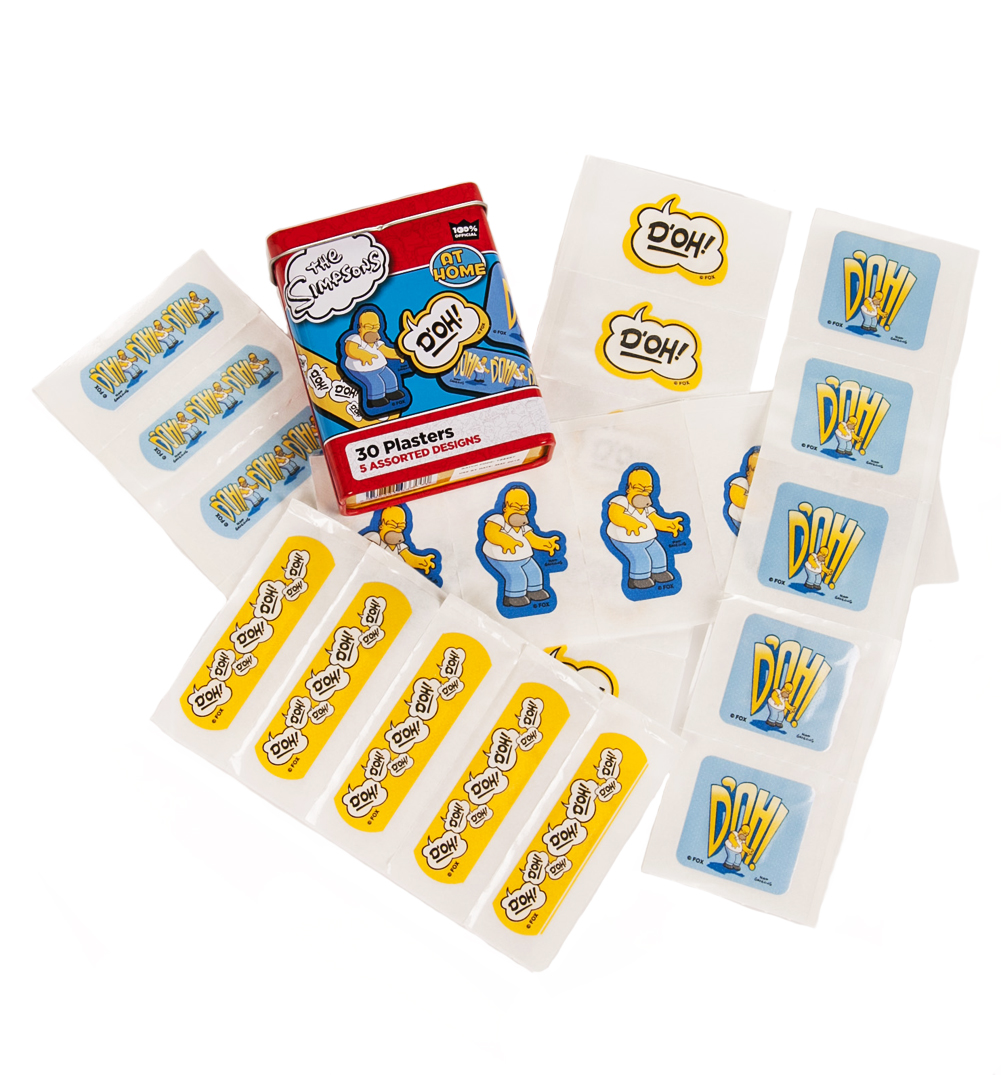 Simpsons Pack Of 30 Plasters