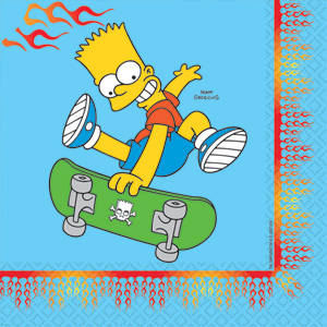 Simpsons Party Napkins - 16 in a pack