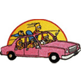The Simpsons Simpsons Family Car Patch