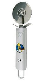 the Simpsons Talking Pizza Cutter - Silver