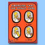 The Simpsons The Donut Curl
