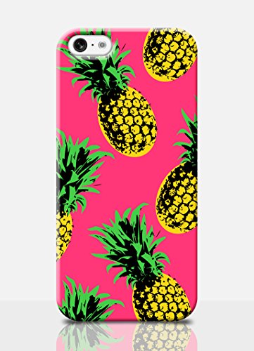 The Small Print Case for iPhone 5c - Pineapple Pattern Pop Art - Premium Quality Slim Hard Back Snap on Fitted Cover