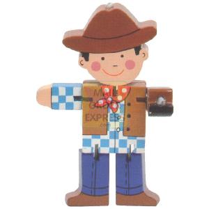 The Toy Workshop Cowboy Flexi Character
