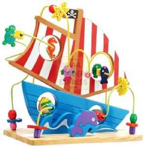 The Toy Workshop Large Pirate Ship Bead Frame