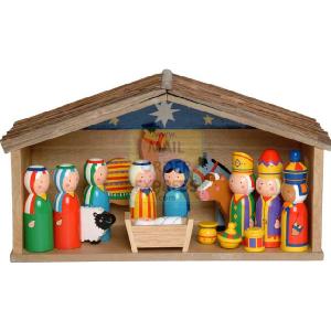 The Toy Workshop Nativity Scene