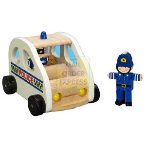 The Toy Workshop Police Car Including 2 Flexis