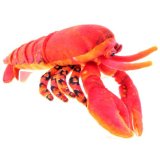 The Tribeca Gift Company Soft Plush Toy Lobster, Red