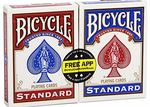 The United States Playing Card Company Bicycle Standard Index Playing Cards (Pack of 2)