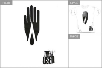 the used (Hand) Skinny T-shirt