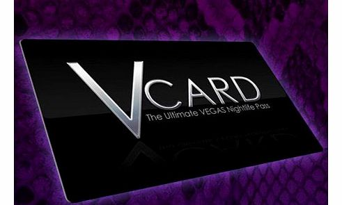 V Card - The Vegas Nightclub Pass