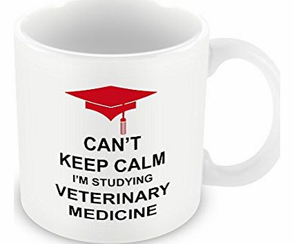 Cant Keep Calm Im Studying Veterinary Medicine Mug / Great alternative gift for the university student