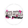 The Virus Kill Yourself Button Badges
