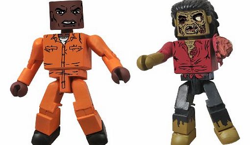 Walking Dead Minimates Series 3 Dexter/ Dreadlock Zombie (Pack of 2)