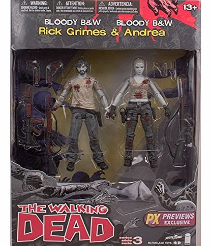 The Walking Dead Walking Dead Series 3 Rick/ Andrea Action Figure