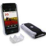 the88 IPHONE 3G CRYSTAL CASE WITH SKIN - BLACK