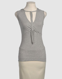 THEORY TOPWEAR Sleeveless t-shirts WOMEN on YOOX.COM