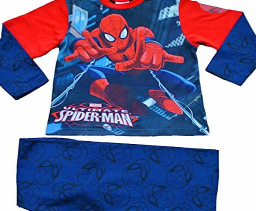 ThePyjamaFactory Boys Spiderman The Movie Cool Long Pyjamas (4-5 Years)