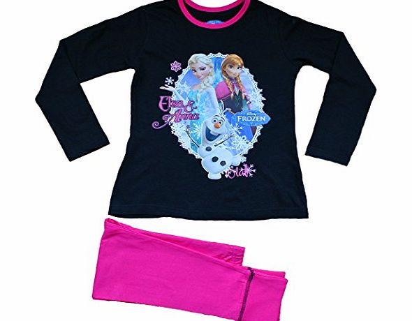 ThePyjamaFactory Family Forever Disney Frozen Pyjamas 3 to 10 Years Frozen PJs Anna Pjs Elsa Pjs (5-6 Years)