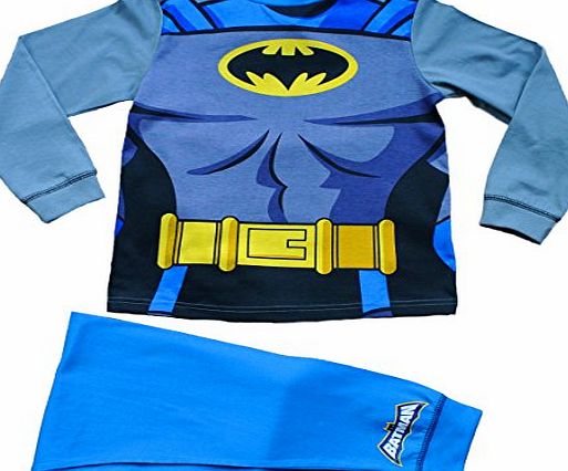 ThePyjamaFactory Fancy Dress Batman Pjs 2 to 8 Years Batman Pyjamas Cape (2-3 Years)