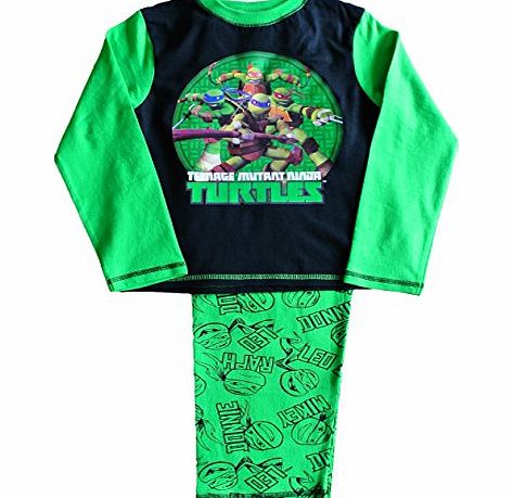 ThePyjamaFactory Teenage Mutant Ninja Turtles Pyjamas - 4 to 8 Years - Turtles Pyjamas - TMNT Pjs w14 (5-6 Years)
