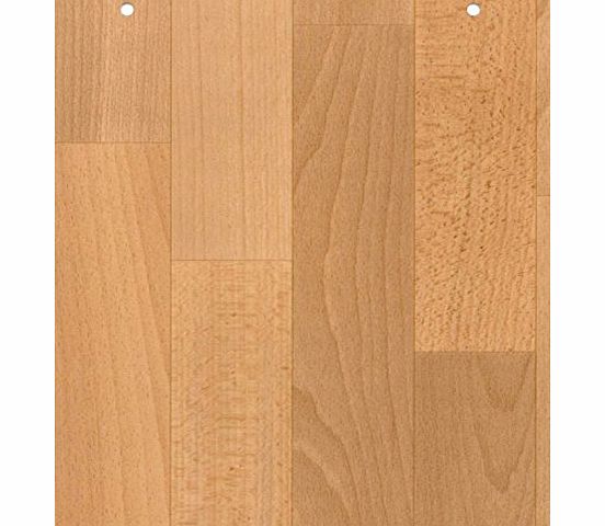 TheRugShopUK 4411 Chamois Plank Anti Slip Vinyl Flooring Kitchen Bathroom Bedroom Office Lino Modern Design