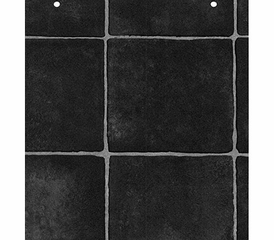 TheRugShopUK Faded Black Anti Slip Vinyl Flooring Kitchen Bathroom Bedroom Office Commercial Lino Modern Design (