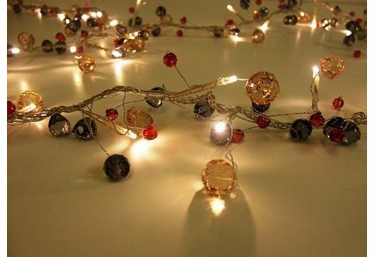 Think Gadgets Fairy Lights Cabana Chic LED Light Chain - Battery operated - party lights