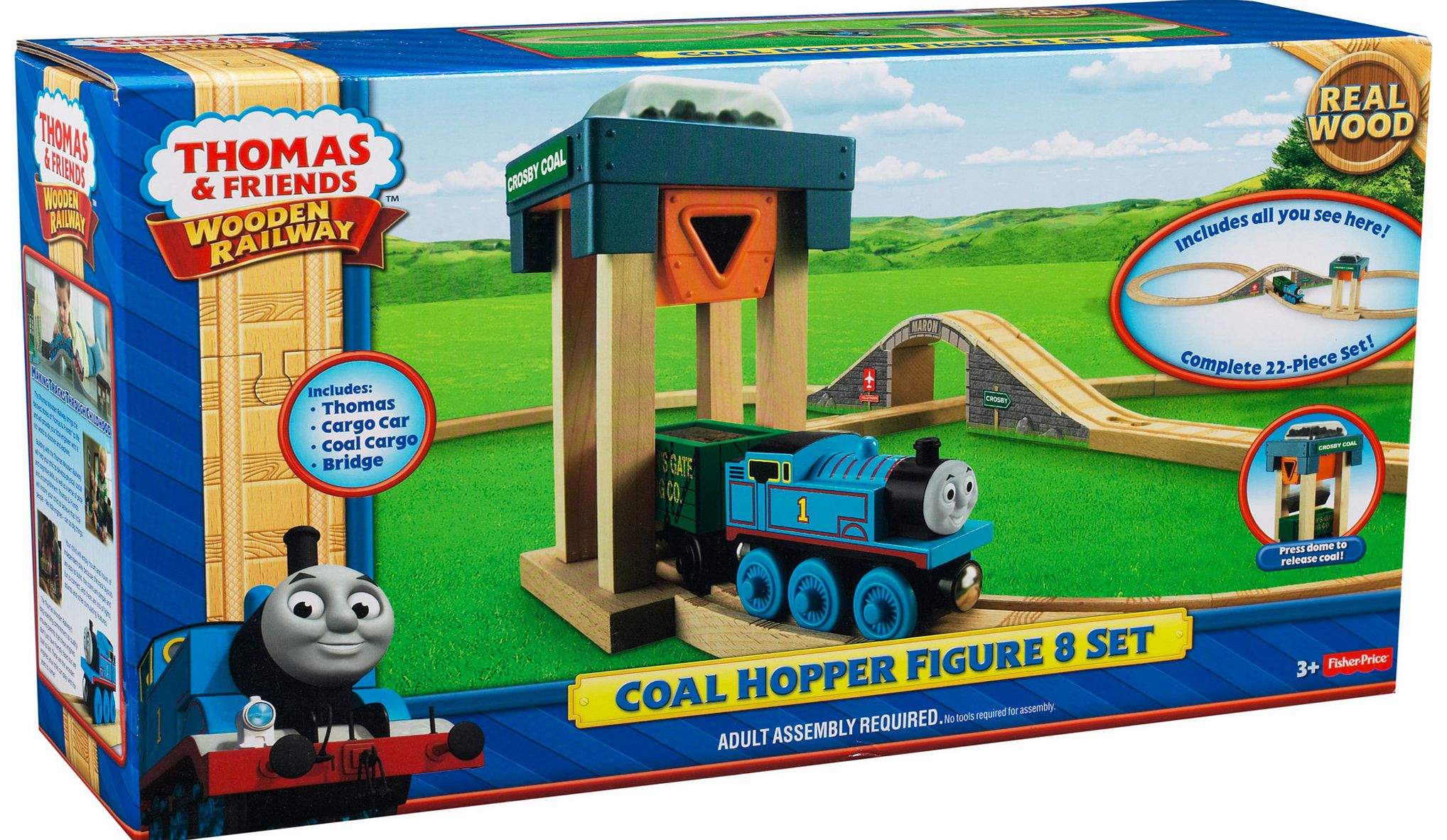 Wooden Railway Coal Hopper