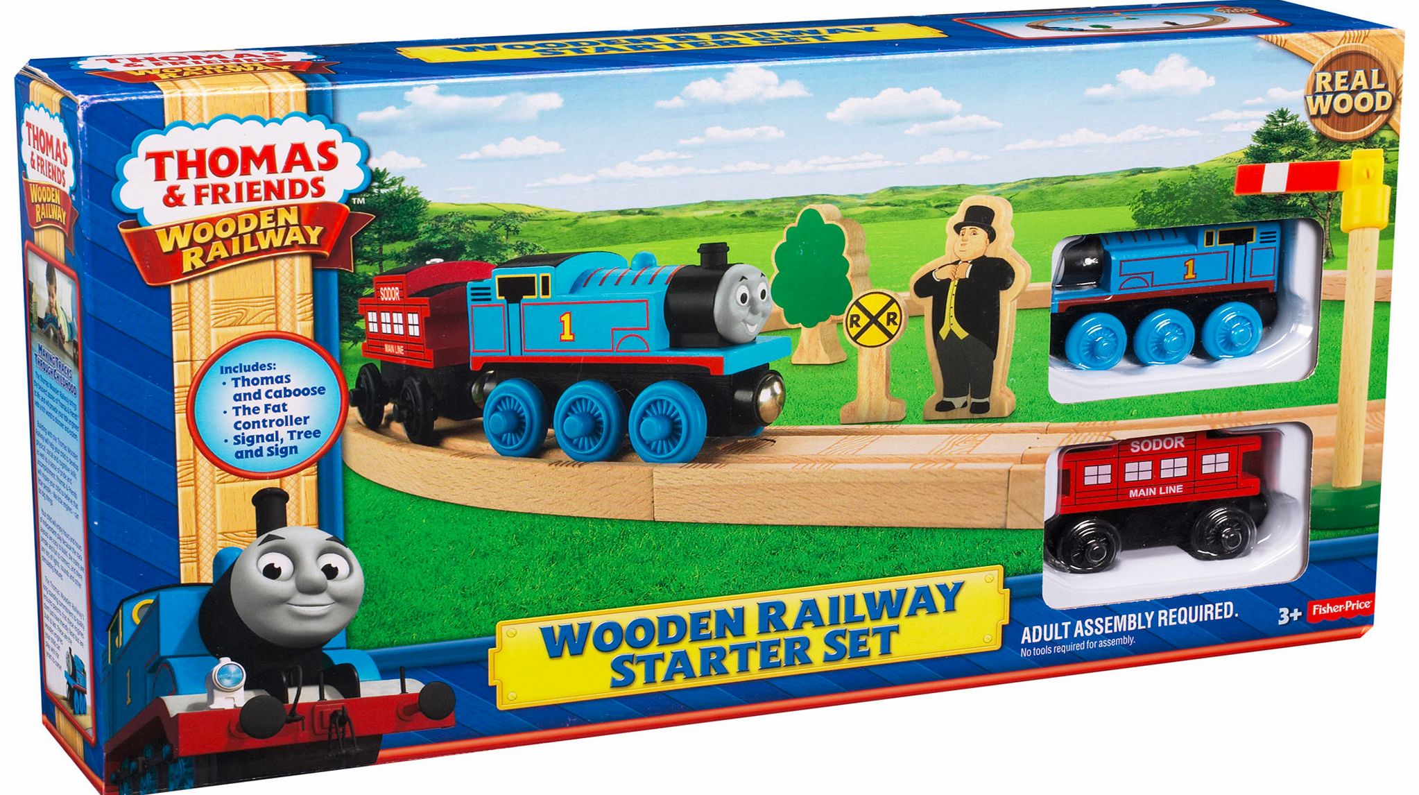 Wooden Railway Starter Set