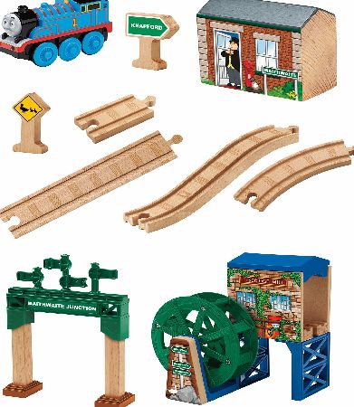 Wooden Railway Steaming Around
