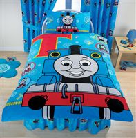Thomas And Friends Big T Face Curtains