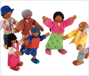 Dolls House Family - Ethnic