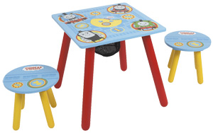 thomas and Friends Table and Stools with Storage