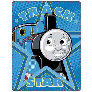 Thomas and Friends Thomas Fleece Blanket - Track Star