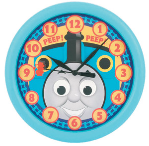 and Friends Wall Clock with Rotating Eyes