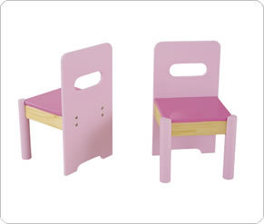Thomas and Friends Wooden Chairs Pink