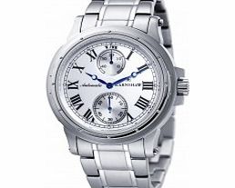 Thomas Earnshaw Mens Ashton Silver Steel