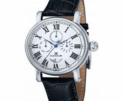 Thomas Earnshaw Mens Maskelyne Black Croco