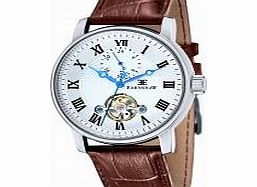 Thomas Earnshaw Mens Westminster Brown Croco