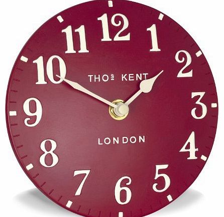 Arabic Mantel Clock Finish: Red