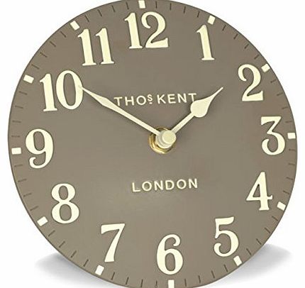 Thomas Kent Arabic Mantel Clock Finish: Taupe