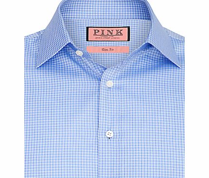 Moto Check Shirt, Blue