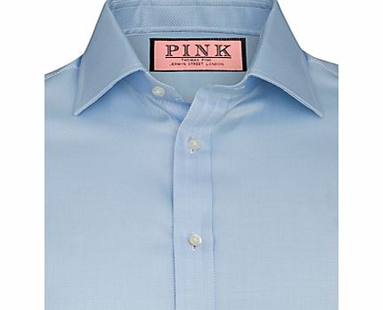 Thomas Pink XL Sleeves Bryant Royal Twill Shirt,