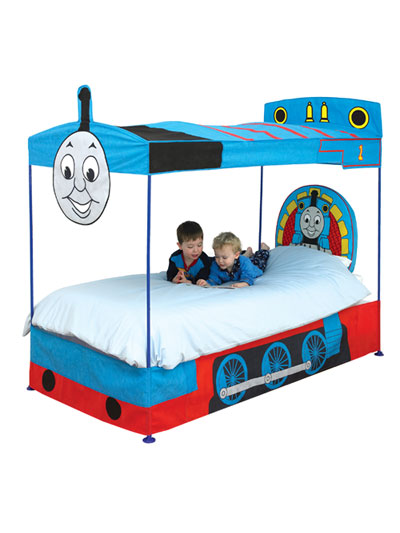 Thomas and Friends Bed Canopy Ready Room Four Poster