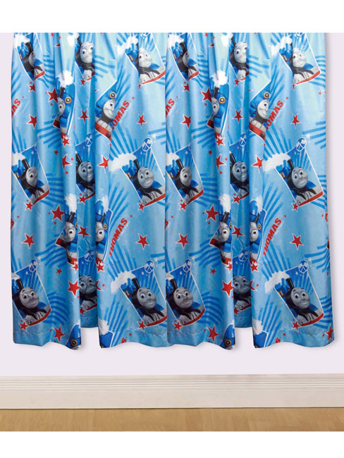 Thomas and Friends Race Curtains