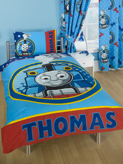 Thomas the Tank Engine Thomas Duvet Cover and Pillowcase `team Ahead`Design Bedding - Brand New Release - Great Low Price