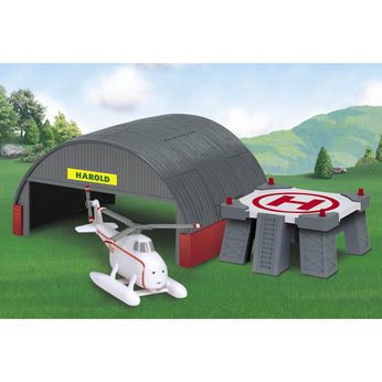 Thomas the Tank Engine Trackmaster Harold At The Hanger