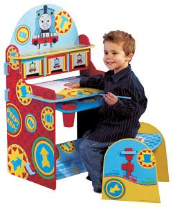 the Tank Engine Wooden Desk and Stool