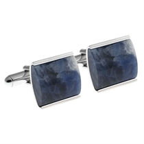 thompson Square Cufflinks - Navy blue